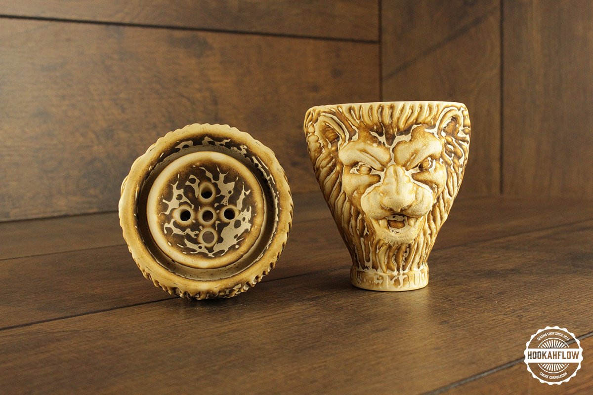 Werkbund Hookah Clay Bowl Lion Hookah | SmokeDex